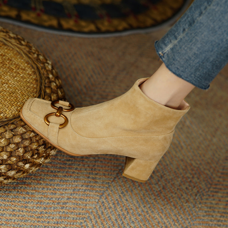 Susan Boots (Cow Suede)