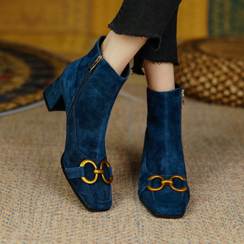 Susan Boots (Cow Suede)