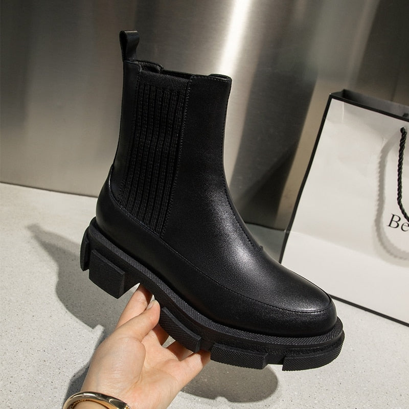 Jane Boots (Genuine Leather)