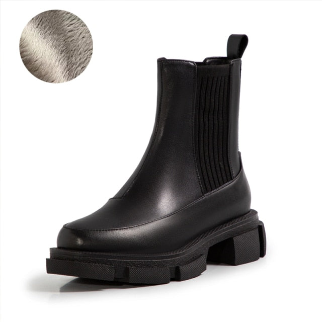 Jane Boots (Genuine Leather)