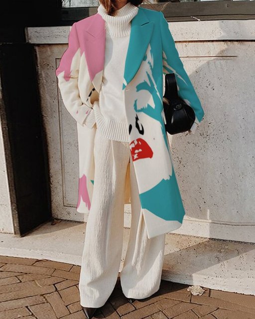 Face Oversize Overcoat