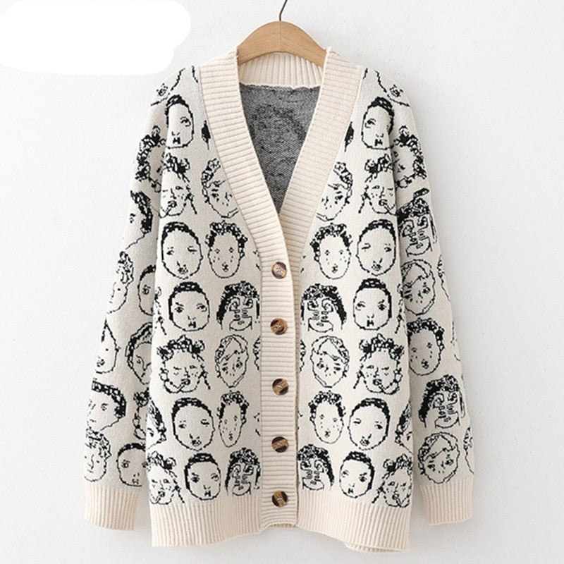 Face Cardigan