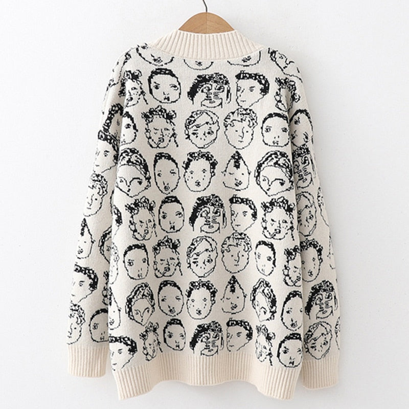 Face Cardigan