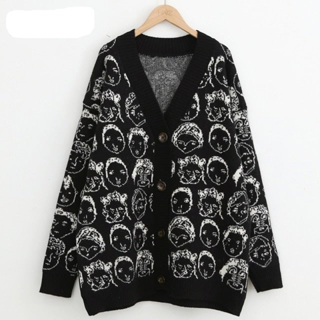 Face Cardigan