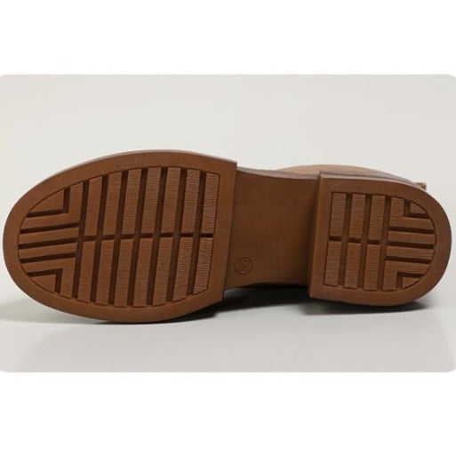 Ginger Leather Boots