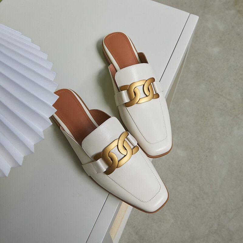 Helen Mules (Genuine Leather)