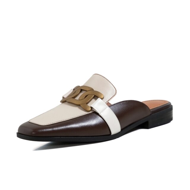 Helen Mules (Genuine Leather)