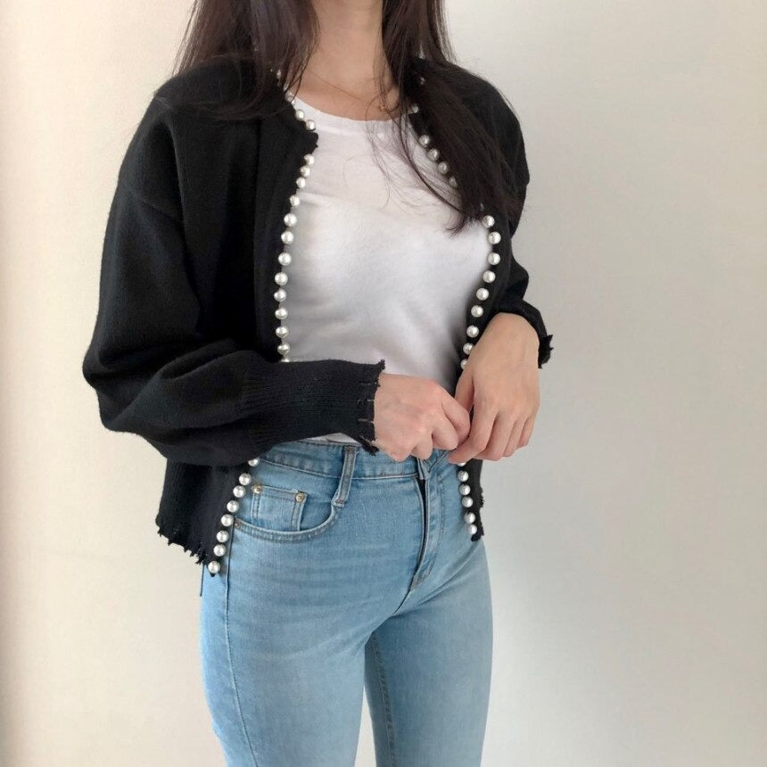 Shanna Pearls Cardigan