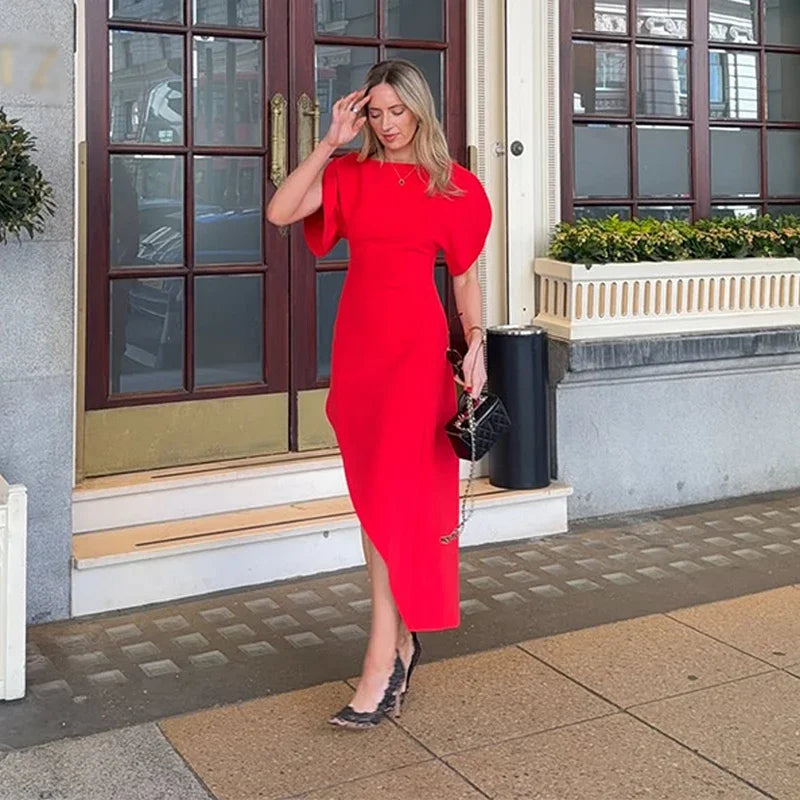 Anne Asymmetric Dress