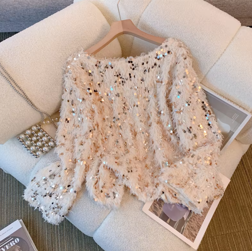 Brittany Sequins Sweater/Cardigan