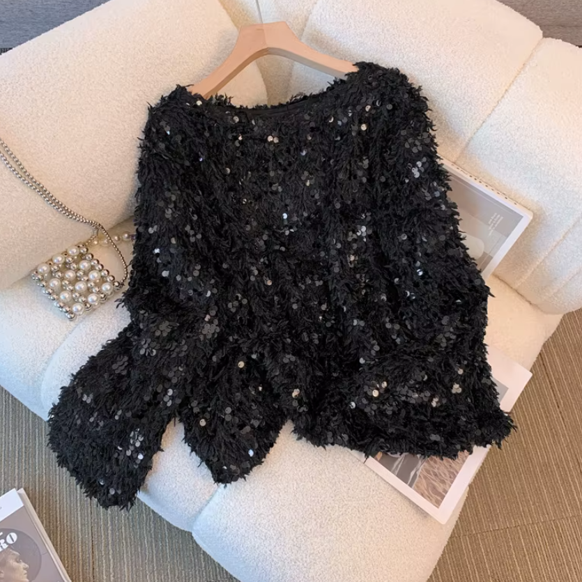 Brittany Sequins Sweater/Cardigan