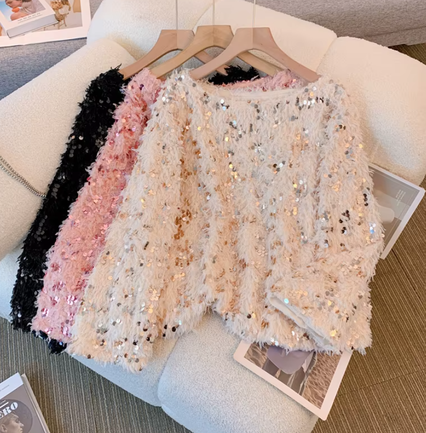 Brittany Sequins Sweater/Cardigan