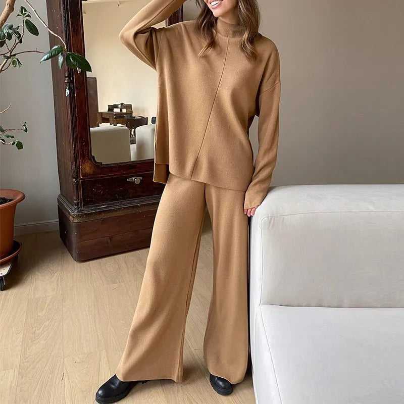 Suzanne Knitted Set (Sweater/Pants)