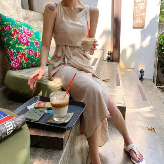 Loreen Linen Dress