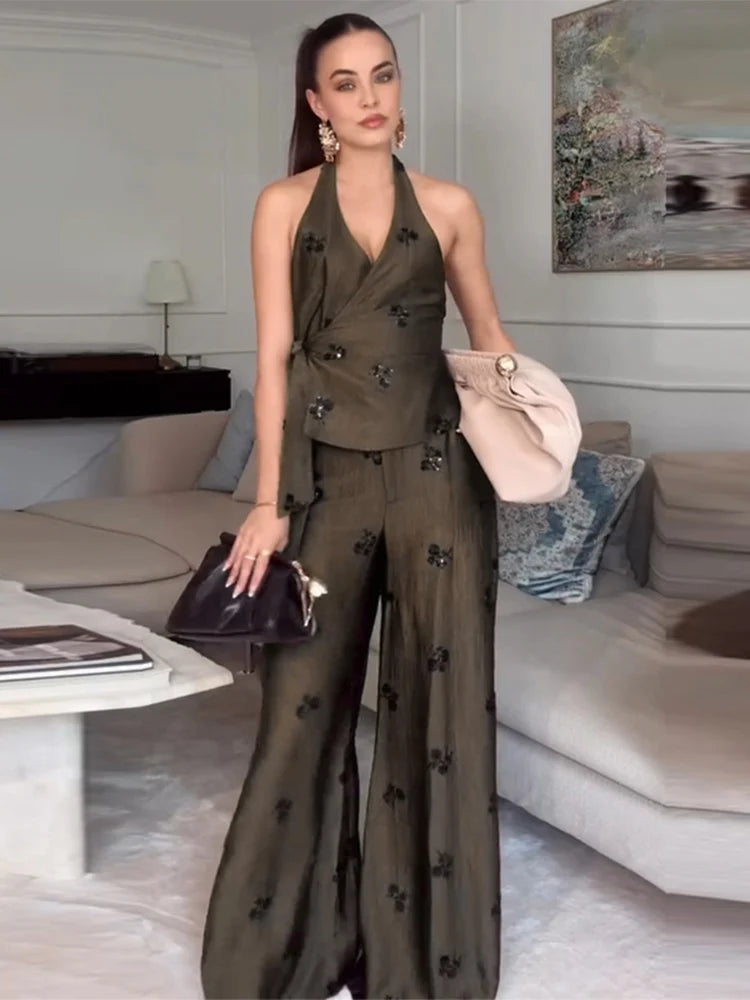 Sheila Sequin Set (Vest/Pants)
