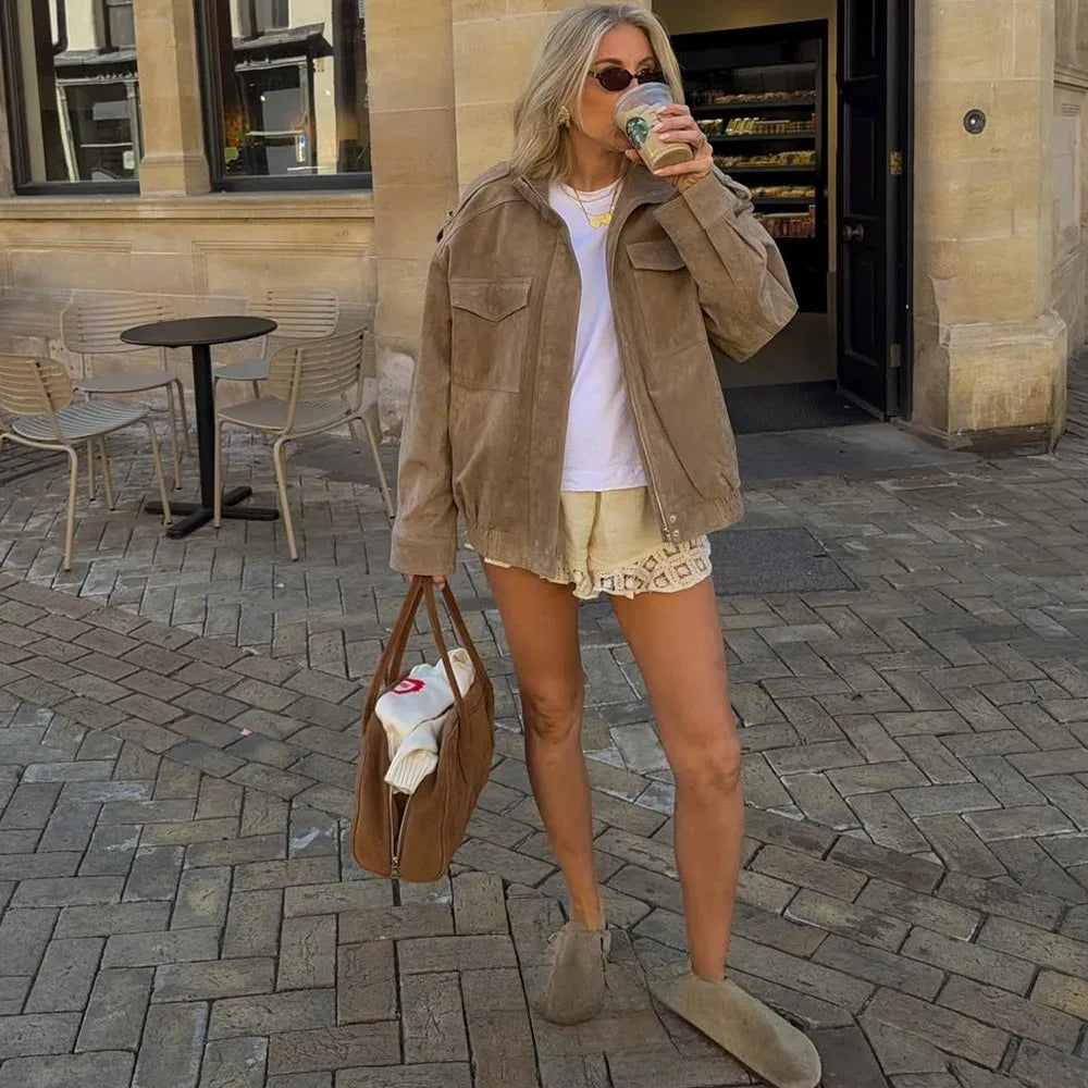 Joyce Suede Jacket