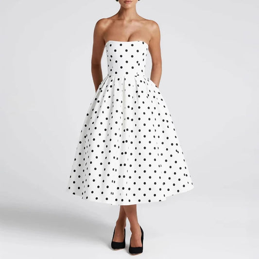 Christine Polka Dot Dress