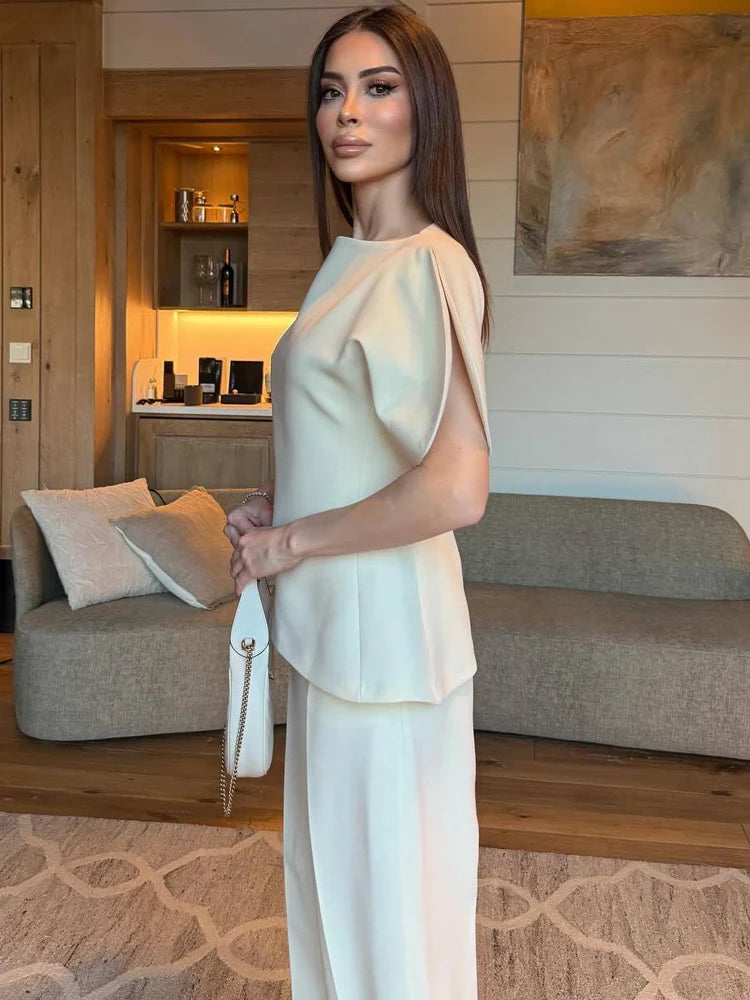 Anne Asymmetric Blouse