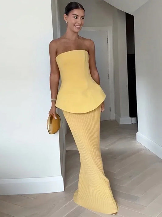 Renee Elegant Set (Top/Skirt)