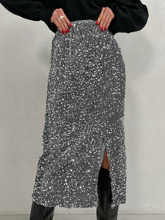 Wilma Sequin Skirt