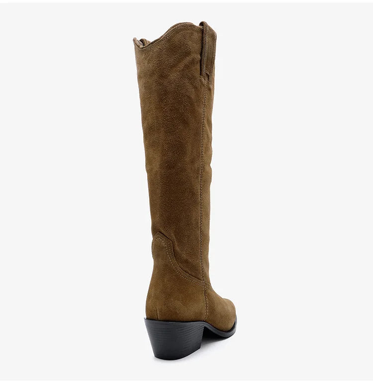Ruth Boots (Natural Suede)