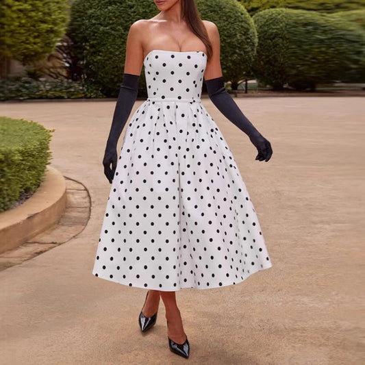 Christine Polka Dot Dress