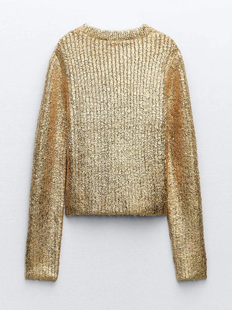 Eva Gold Sweater