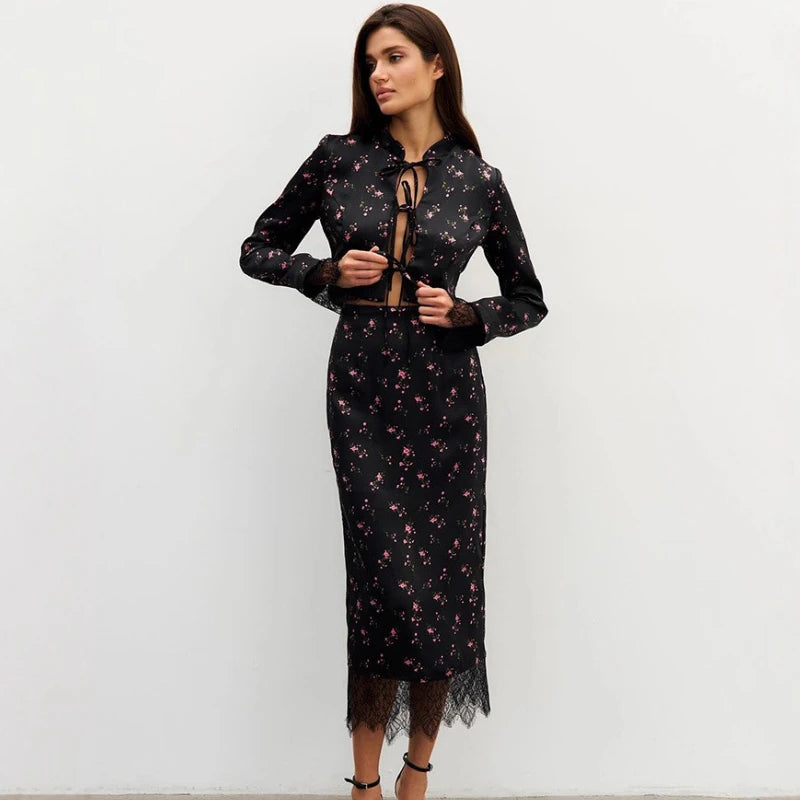 Betty Set (Cardigan/Skirt)