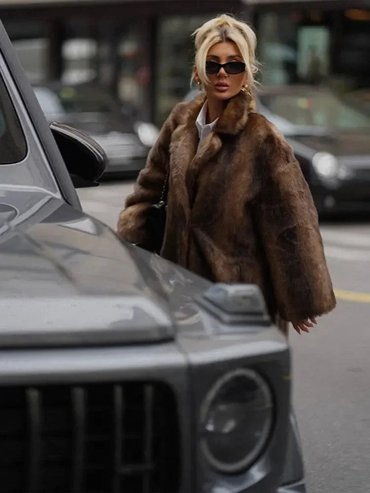 Jennifer Faux Fur Coat