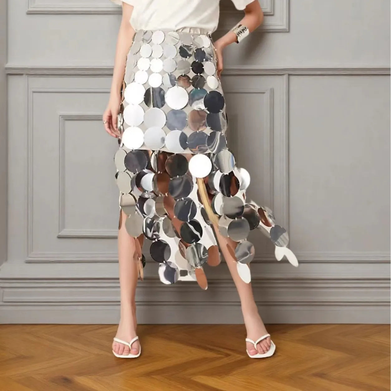 Margaret Sequin Skirt