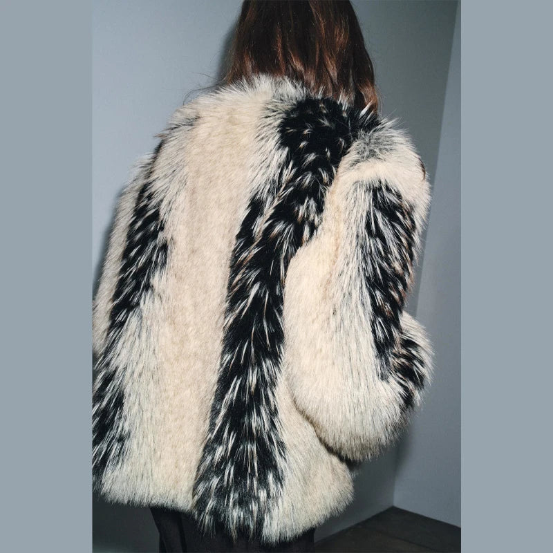 Katrina Faux Fur Overcoat