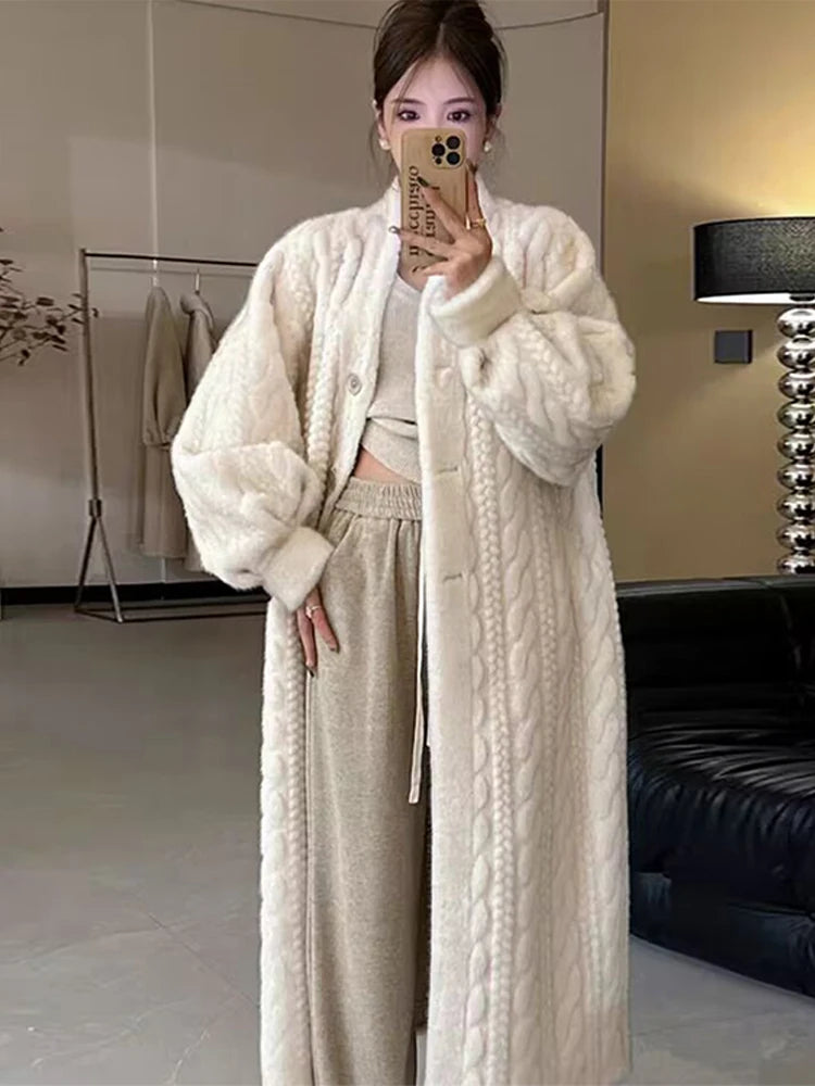 Eileen Faux Fur Long Coat