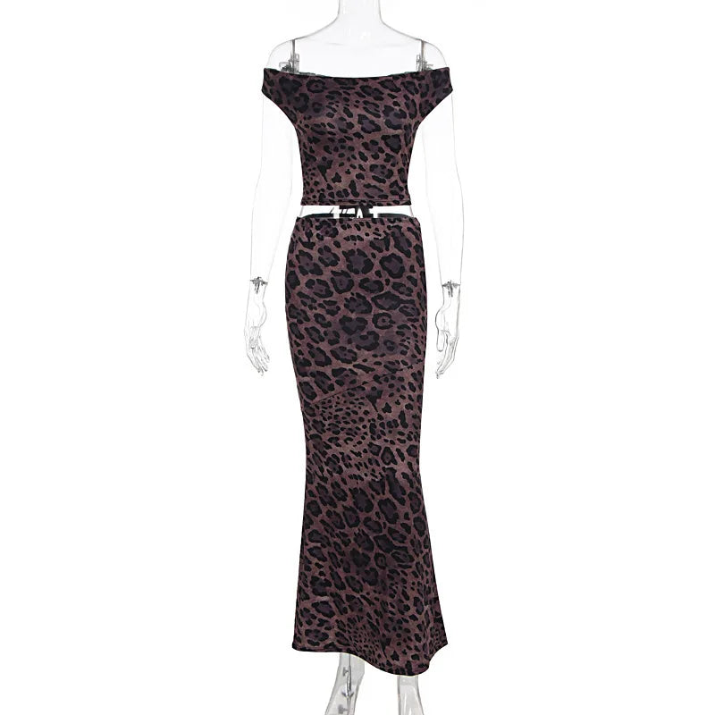 Leopard Set (Top/Skirt)