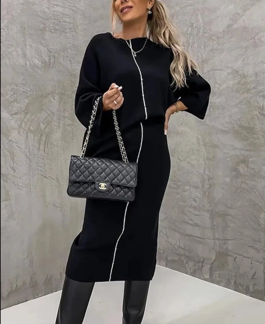 Sherry Knitted Set (Sweater/Skirt)