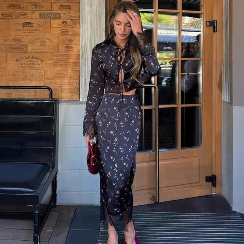 Betty Set (Cardigan/Skirt)