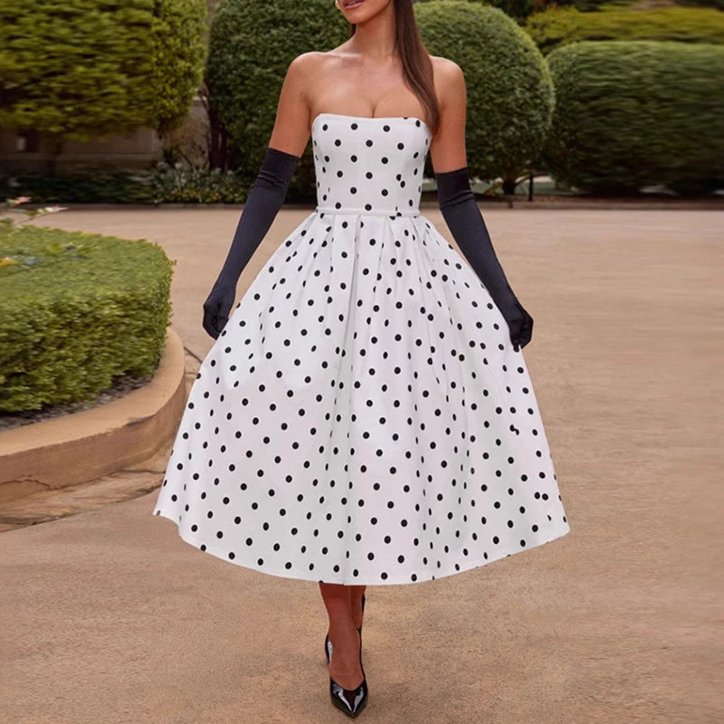 Christine Polka Dot Dress