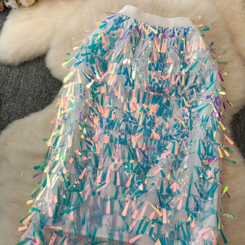 Yolanda Sequined Skirts