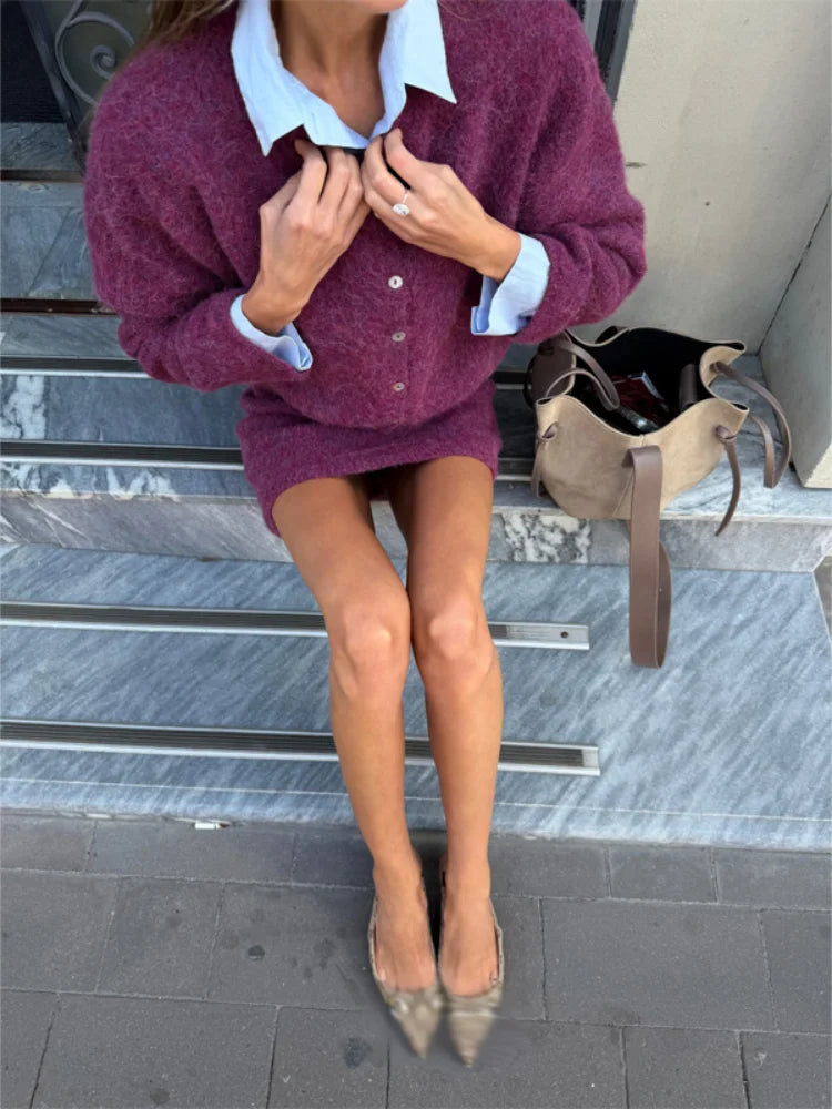 Julie Set(Cardigan/Skirt)