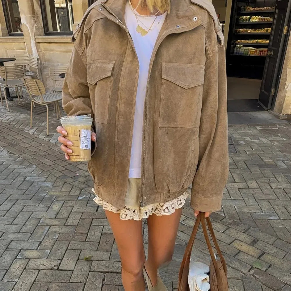 Joyce Suede Jacket