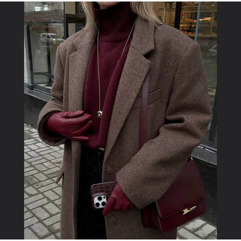 Stephanie Wool Overcoat