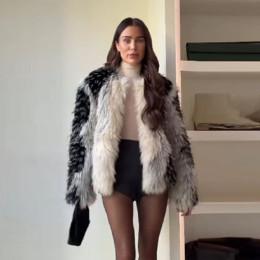Katrina Faux Fur Overcoat