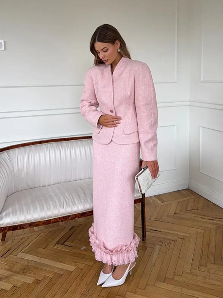 Margaret Elegant Set (Coat/Skirt)