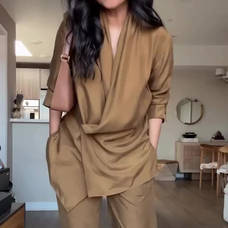 Rita Set(Blouse/Pants)