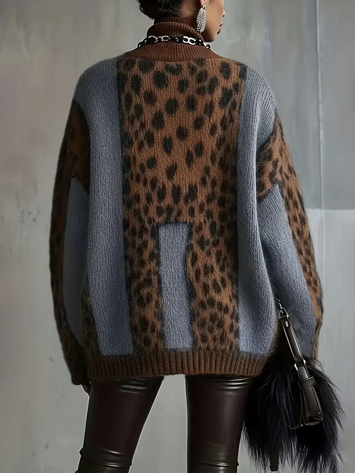 Leopard Print Sweater