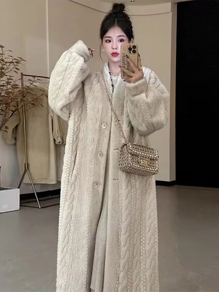 Eileen Faux Fur Long Coat