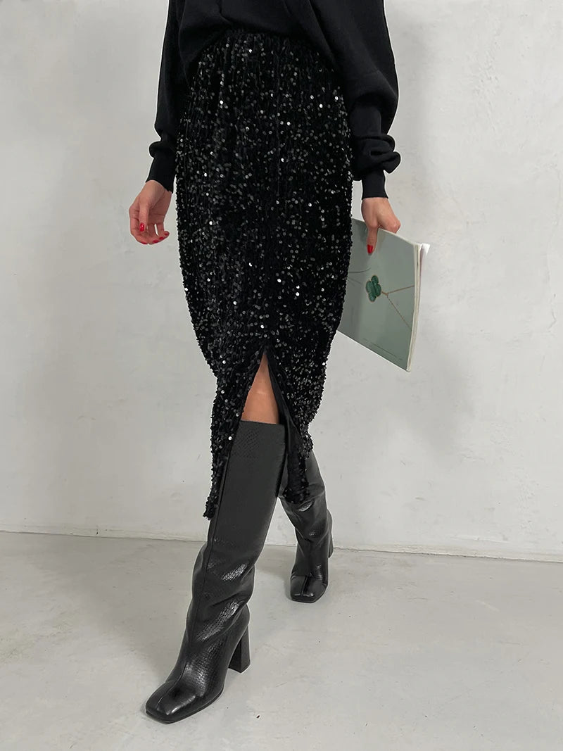 Wilma Sequin Skirt