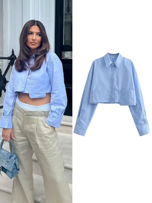 Amber Cropped Shirt