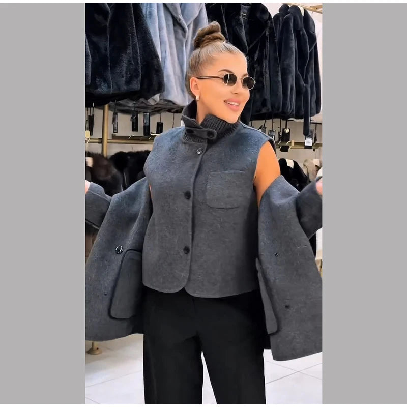 Barbara Set(Knit Vest/Jacket)