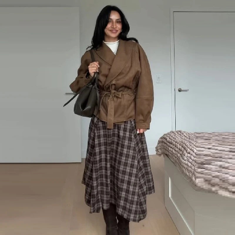 Vintage Plaid Skirt