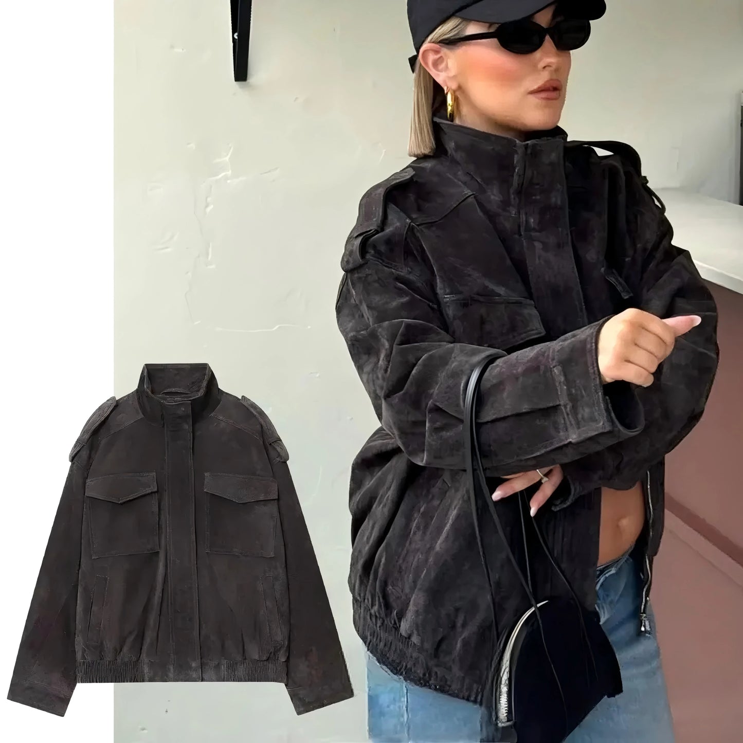 Joyce Suede Jacket